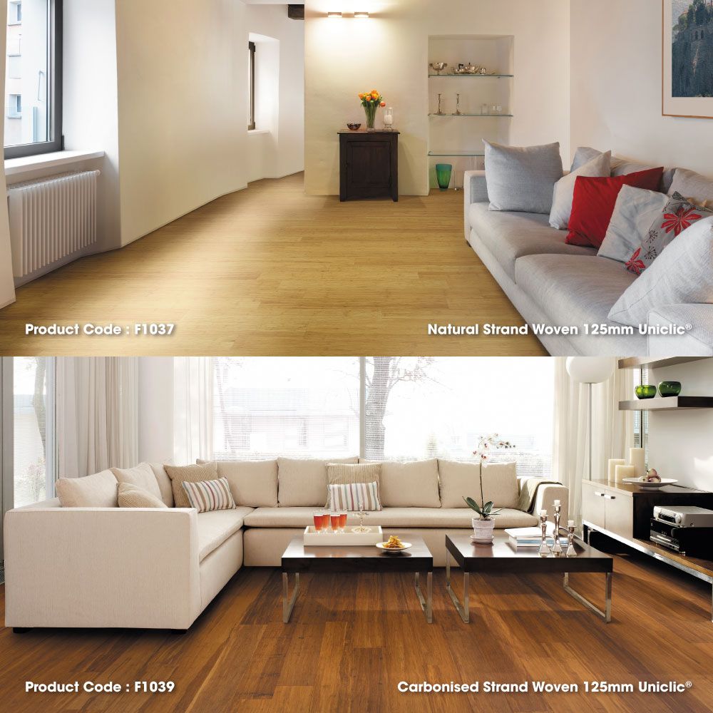 The most popular colours of bamboo flooring
