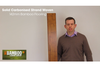 Solid Tongue & Groove Carbonised Strand Woven 142mm Bamboo Flooring Video