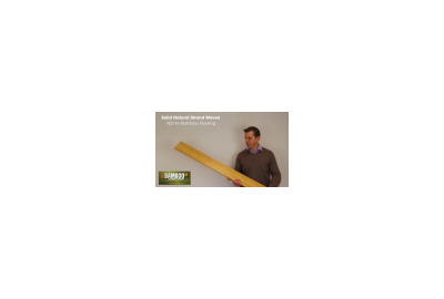Solid Tongue & Groove Natural Strand Woven 142mm Bamboo Flooring Video