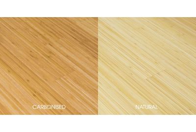 What does vertical bamboo flooring look like?