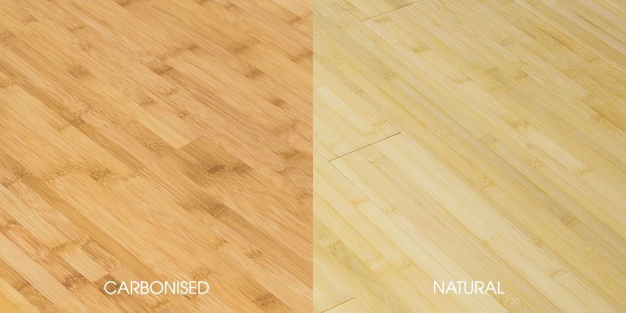 What does horizontal bamboo floor look like?