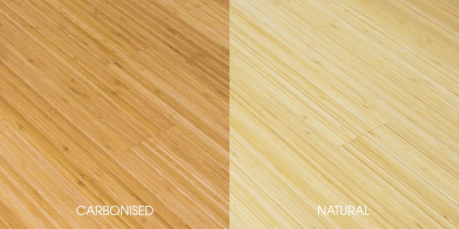 What does vertical bamboo flooring look like?