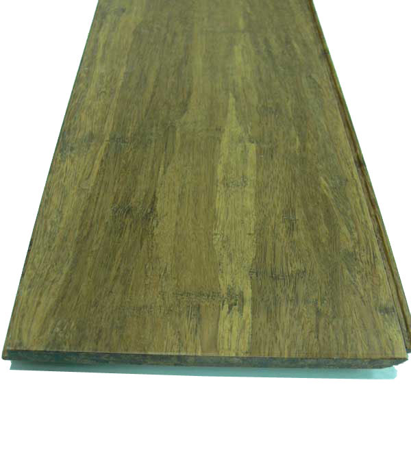 Carbonised bamboo flooring plank