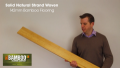 Solid Tongue & Groove Natural Strand Woven 142mm Bamboo Flooring Video