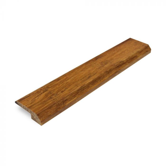 Brushed Carbonised Strand Woven Bamboo Door Bar / Threshold
