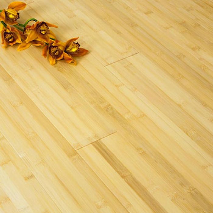 Solid Natural Horizontal 96mm Bamboo Flooring 2.21m²