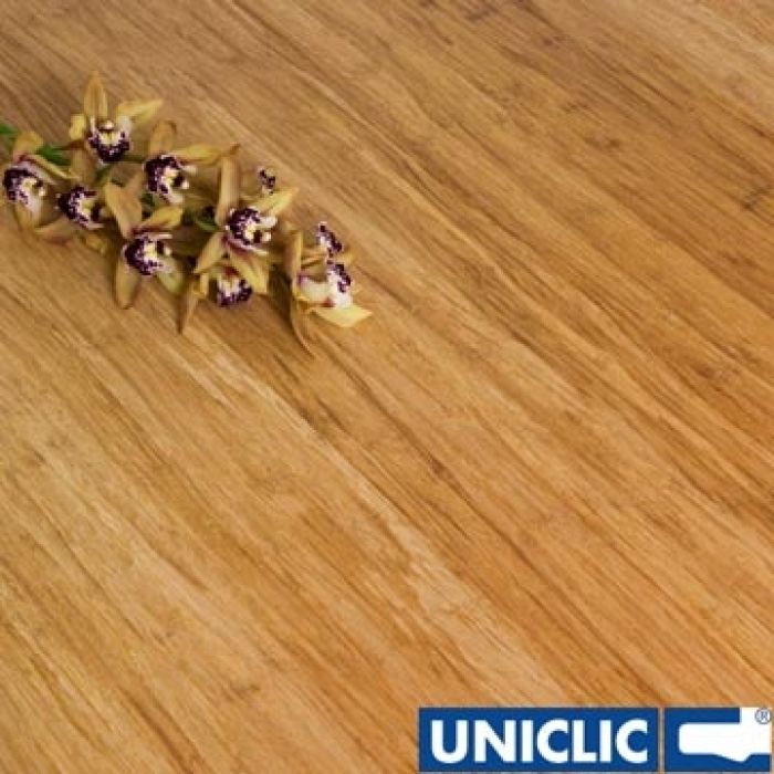 Engineered Natural Strand Woven 190mm Uniclic® BONA Coated Bamboo Flooring 2.81m² 