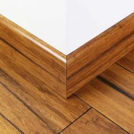 Rustic Carbonised Strand Woven Bamboo 92mm Skirting 1850mm