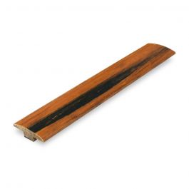 Rustic Carbonised Strand Woven Bamboo Door Bar / T Moulding